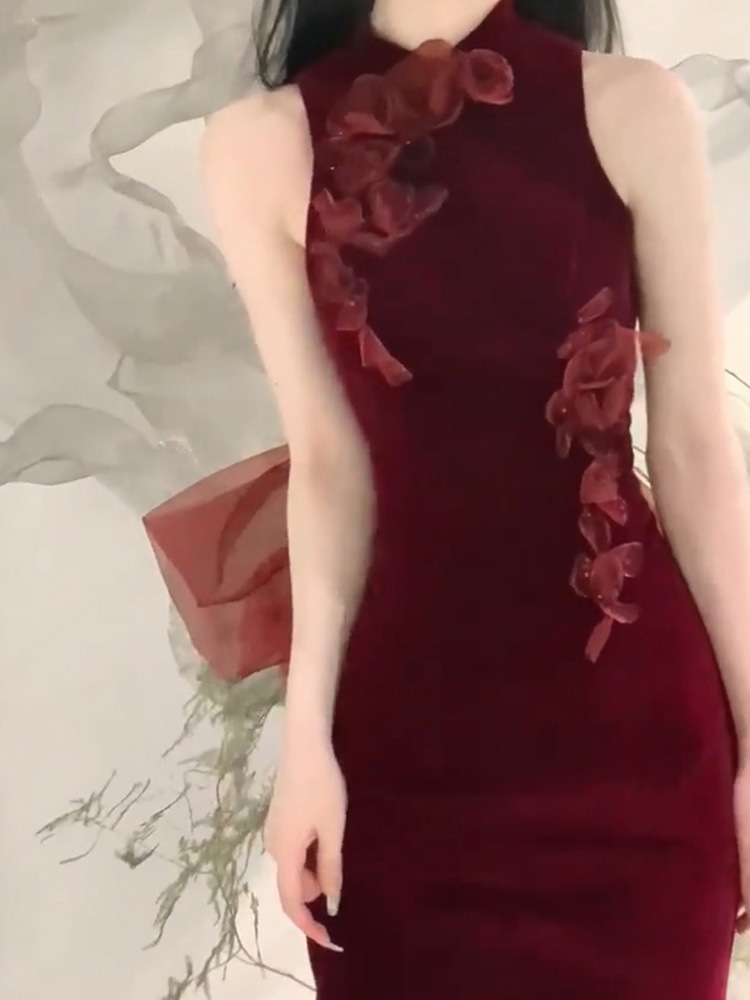 花嫁の婚約乾杯絶妙で美しい気質王室の姉妹の義理の娘の宴会用子供用赤いドレス 花嫁の婚約乾杯絶妙で美しい気質王室の姉妹の義理の娘の宴会用子供用赤いドレス