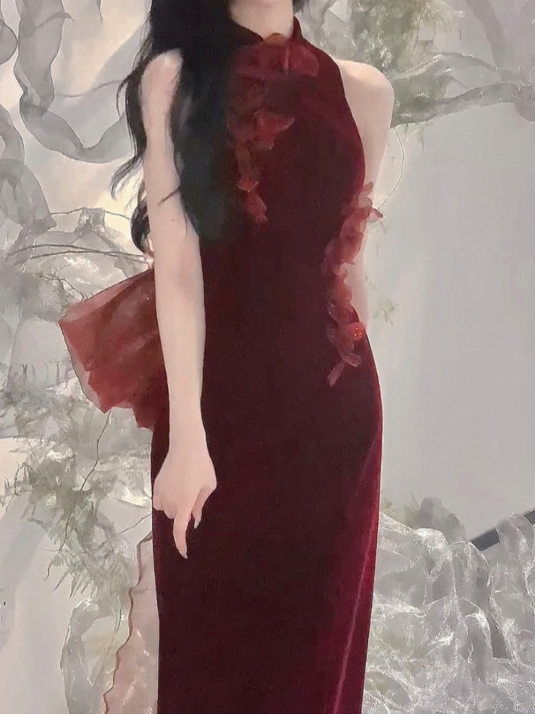 花嫁の婚約乾杯絶妙で美しい気質王室の姉妹の義理の娘の宴会用子供用赤いドレス 花嫁の婚約乾杯絶妙で美しい気質王室の姉妹の義理の娘の宴会用子供用赤いドレス