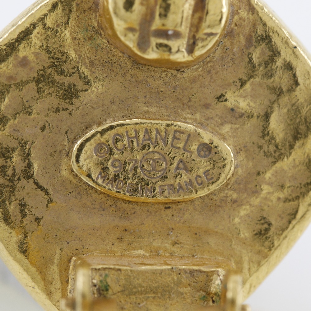 ココマーク ヴィンテージ イヤリング 金メッキ 97A 約20.2g レディース 中古品