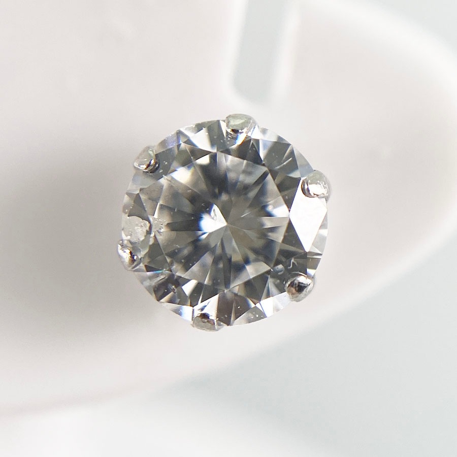 【感謝価格】 ピアス Pt900 ピアス ste【中古】 ダイヤモンド プラチナ台