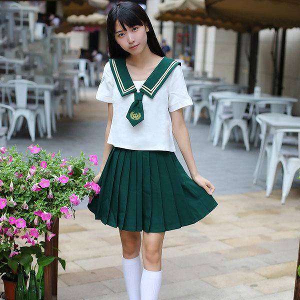 Qoo10] 日系セーラー服スーツミニスカートJK制服