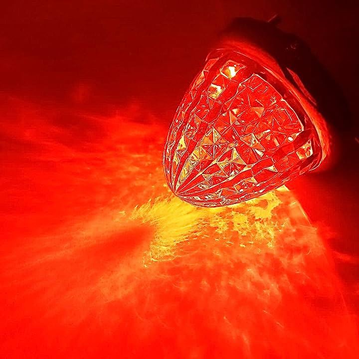 24V トラック用 LED マーカーランプ サイド 8面クリスタルカット仕様 16LED メッキリング 汎用 4個 セット( レッドレンズ) 24V トラック用 LED マーカーランプ サイド 8面クリスタルカット仕様 16LED メッキリング 汎用 4個 セット( レッドレンズ)