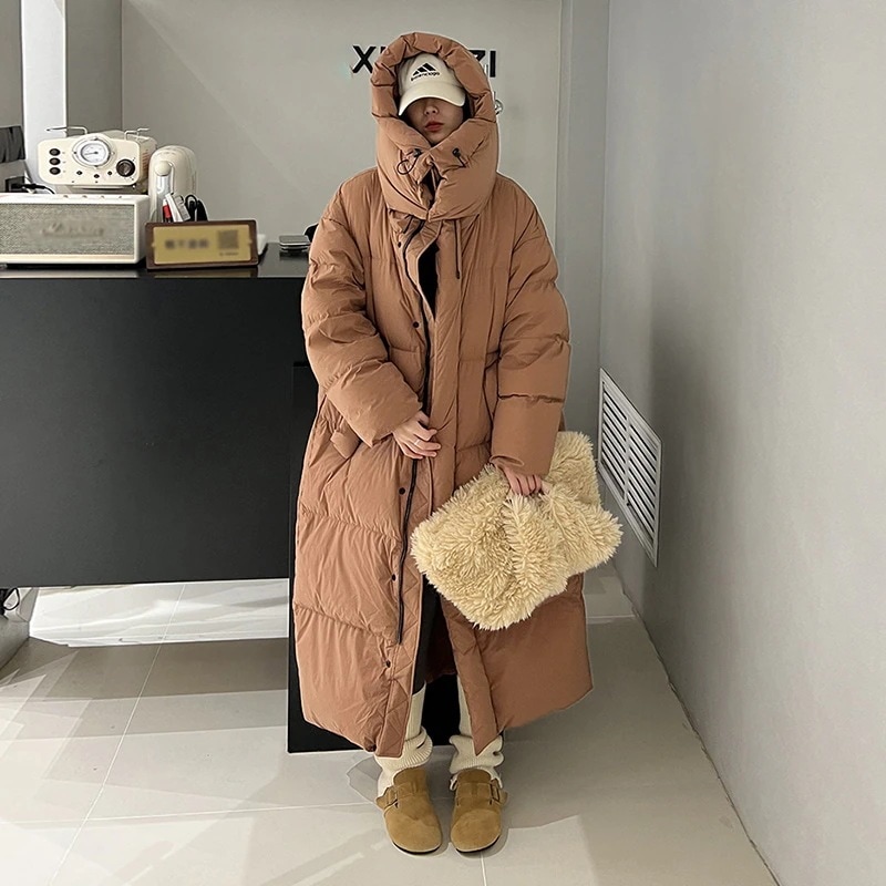 アウターダウンジャケットコート前開き 大きいサイズ アウター ファー ポケ レディース 取り外し可能 冬 中綿ジャケット 韓国 ファー付き ダウンコート ダウンジャケット ファッション ミドル丈