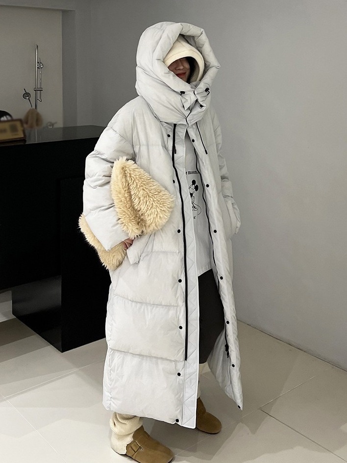 アウターダウンジャケットコート前開き 大きいサイズ アウター ファー ポケ レディース 取り外し可能 冬 中綿ジャケット 韓国 ファー付き ダウンコート ダウンジャケット ファッション ミドル丈