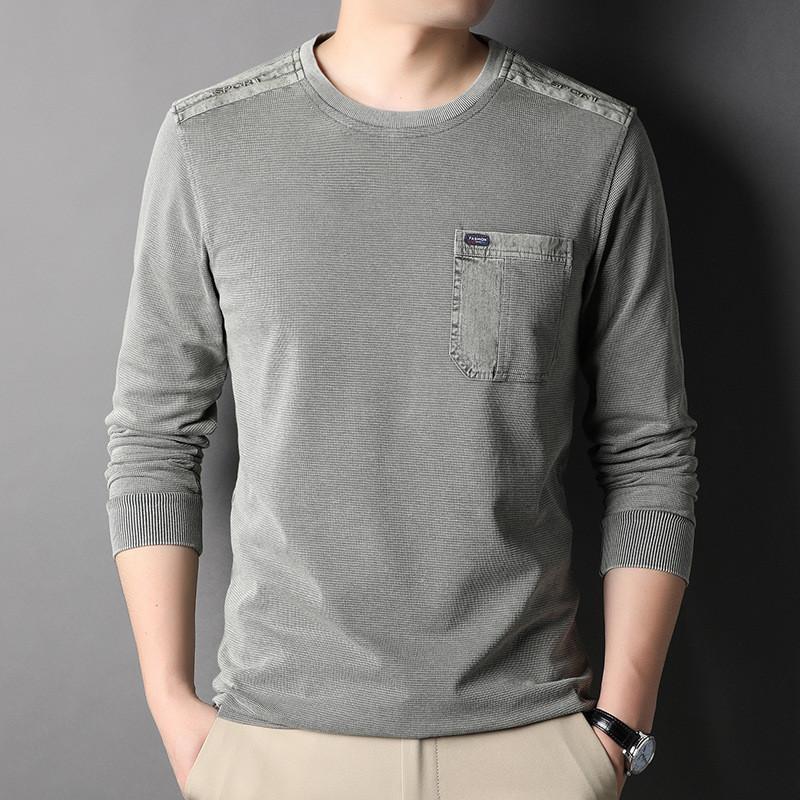 tシャツ メンズ 長袖 春秋 ロンT カットソー 無地 Tシャツ シンプル カジュアル インナー トップス 父の日 かっこいい メンズファッション