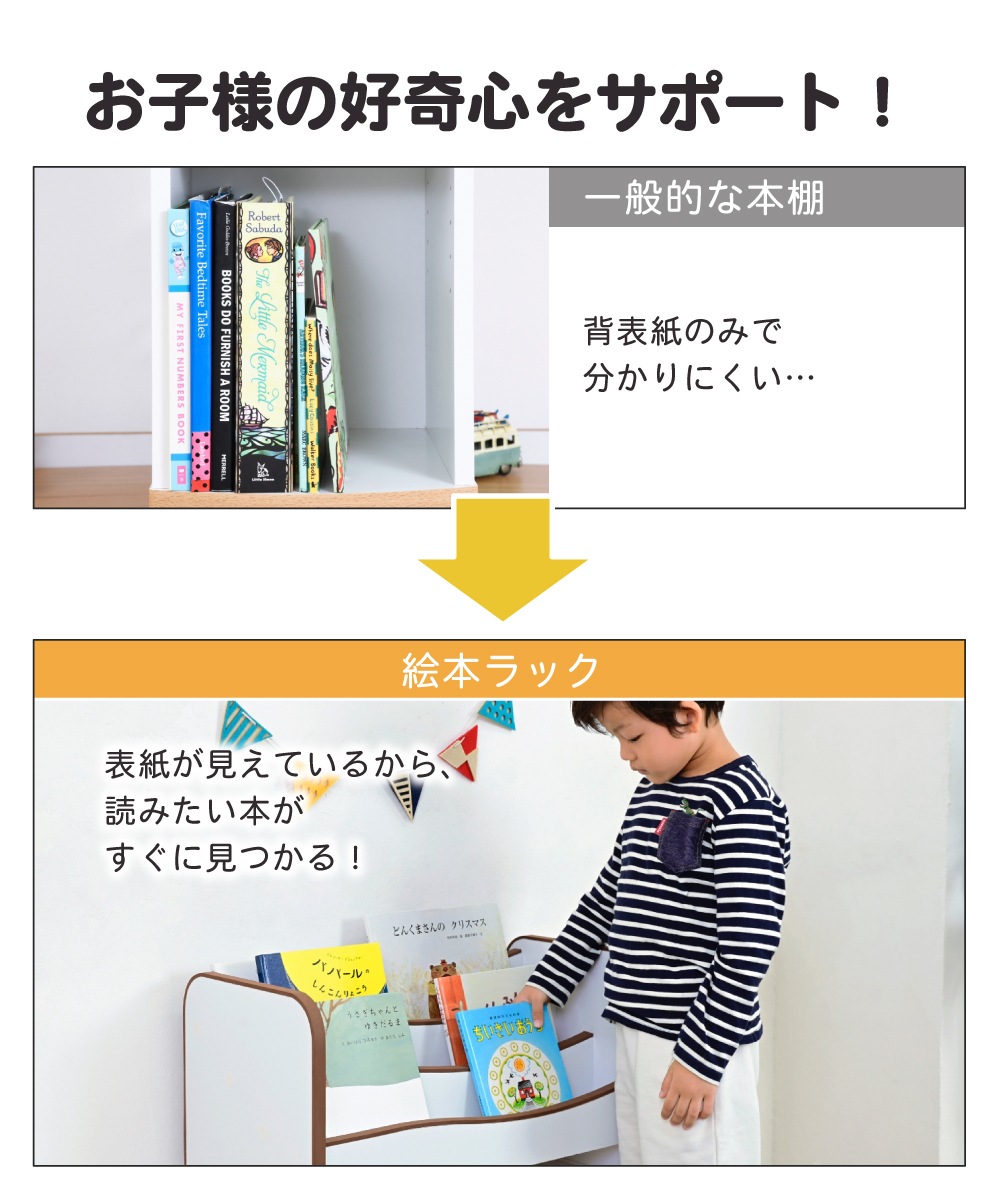 安全素材の絵本ラック おもちゃ収納 エッジソフト キッズ本棚 子供部屋