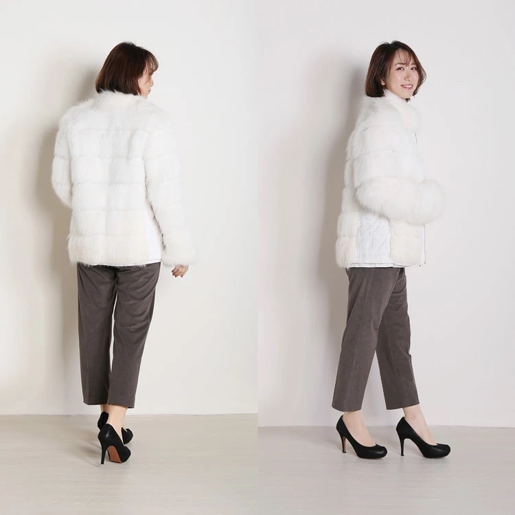 ブルーフォックス ファー リバーシブル ジャケット ギフト (No.3044r)