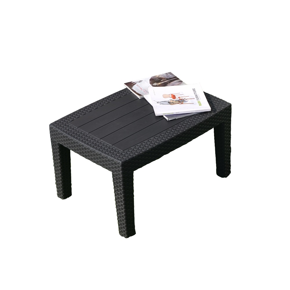 【国内出荷 - 3日配達】ラタン調ガーデンファニチャーセット ガーデンテーブルセット ガーデンチェアー 家具 樹脂【本体ブラック×クッショングレー】 【国内出荷 - 3日配達】ラタン調ガーデンファニチャーセット ガーデンテーブルセット ガーデンチェアー 家具 樹脂【本体ブラック×クッショングレー】