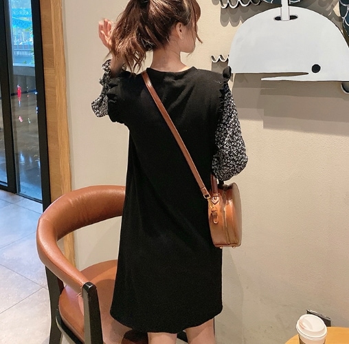 ワンピース ミニ丈 袖あり パフスリーブ クルーネック 襟なし デザイン 美ライン フリル ドッキング 伸縮性 ニット かわいい 大人可愛い きれいめ シンプル カジュアル 大人 上品 おしゃれ ワンピース ミニ丈 袖あり パフスリーブ クルーネック 襟なし デザイン 美ライン フリル ドッキング 伸縮性 ニット かわいい 大人可愛い きれいめ シンプル カジュアル 大人 上品 おしゃれ