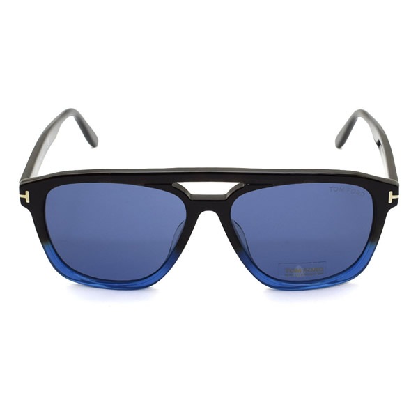 サングラス FT0776-F-55V-58 TF776-F Gerrard アジアンフィット レディース ブラック ブルー ゴールド サングラス FT0776-F-55V-58 TF776-F Gerrard アジアンフィット レディース ブラック ブルー ゴールド