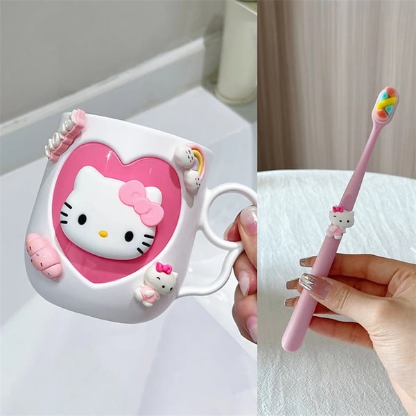 HELLOKITTYハローキティ便座スリーピース日本の漫画豪華なトイレセットQ HELLOKITTYハローキティ便座スリーピース日本の漫画豪華なトイレ