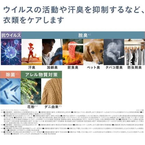 日立 CSI-RX71 A 衣類スチーマー プレスアタッチメント付属 ネイビー
