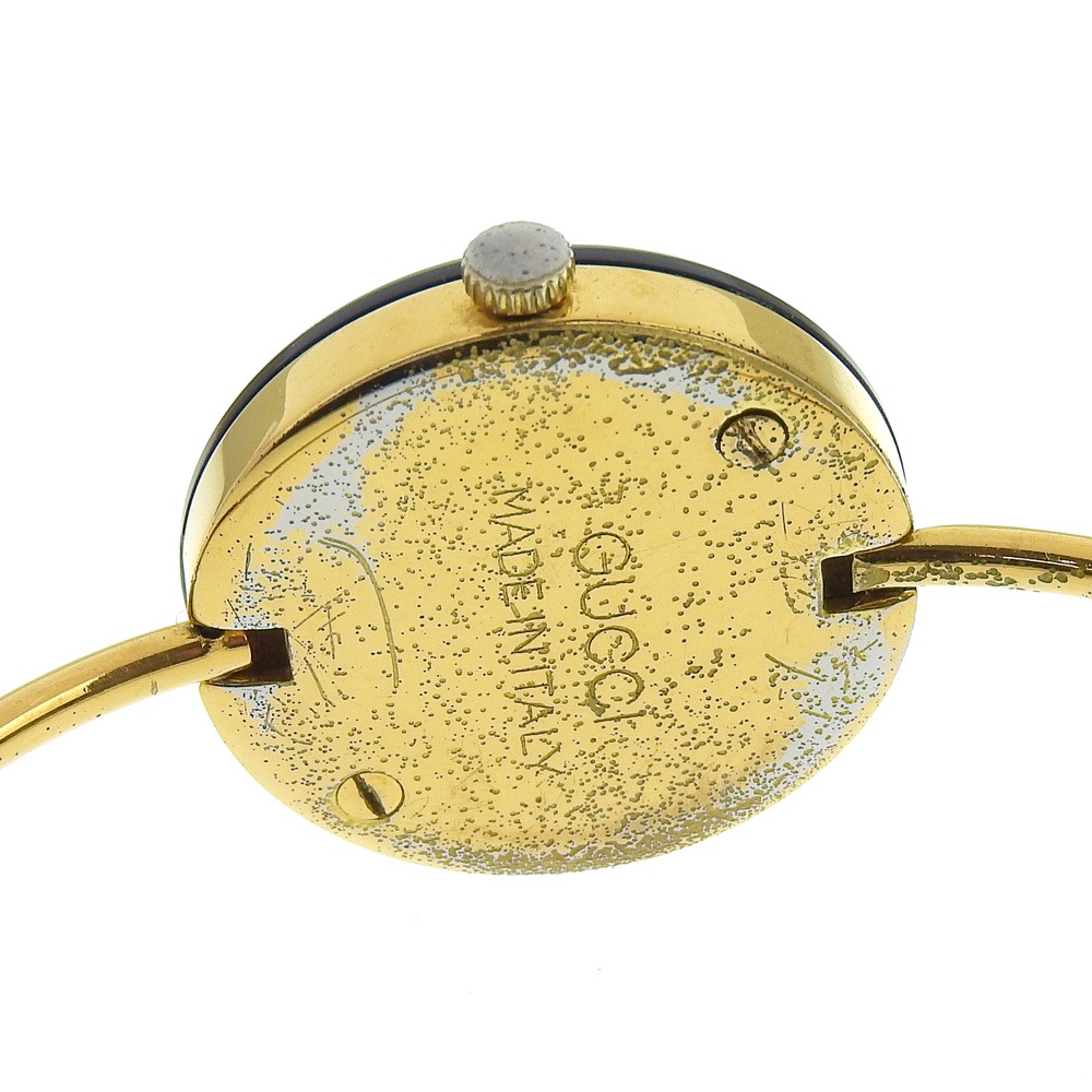 チェンジベゼル 腕時計 金メッキ クオーツ アナログ表示 レディース 白文字盤 中古品 チェンジベゼル 腕時計 金メッキ クオーツ アナログ表示 レディース 白文字盤 中古品