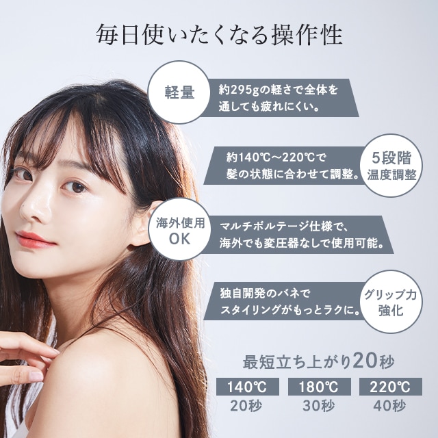 Qoo10] リファ ストレートアイロン プロ 全3色 ホワイ