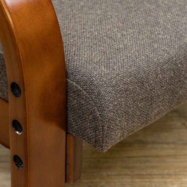 新仕様！ラクラク座椅子 Fabric BR/FL/GR - 小型で持ち運び便利な