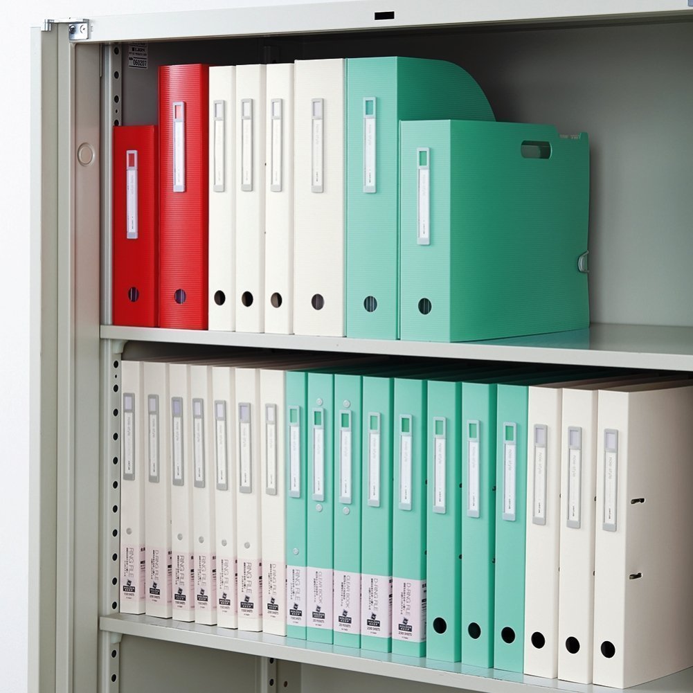 （まとめ買い）ドキュメントボックス A4 ヨコ ネイビー F-7691-11 [x3]