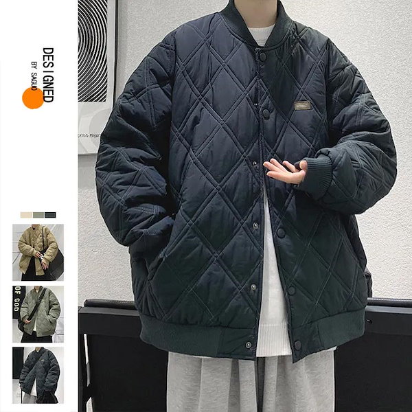 新品 未使用 ジョンブル 中綿 キルティングジャケット M ブルゾン 現行 Qoo10] キルティングジャケットメンズ中綿ジャケッ