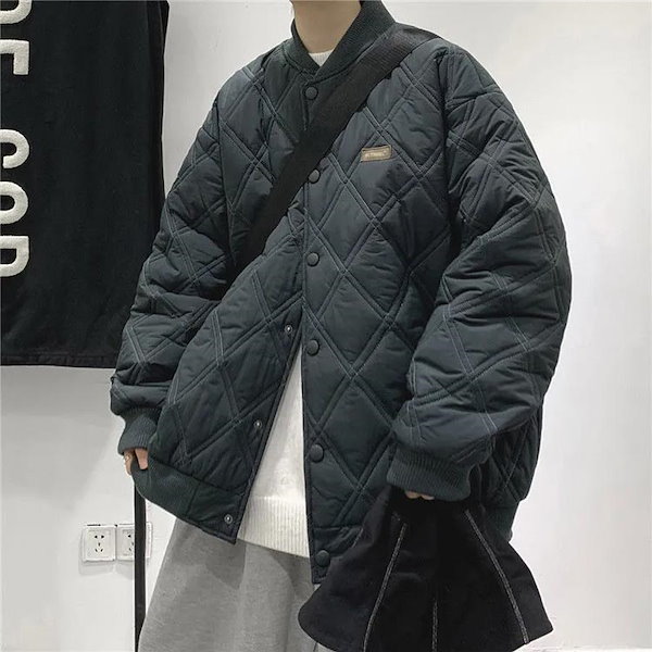 【チュース】秋冬MEN RELEASE JAKET 中綿キルティング LL