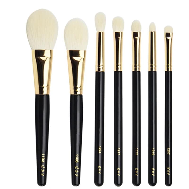 ピカソビューティメイク用ブラシ,103 106 224 217 207 239,高品質,ヤギの毛,ゴールド,化粧品,フェイス,アイシャドウ,スイープ