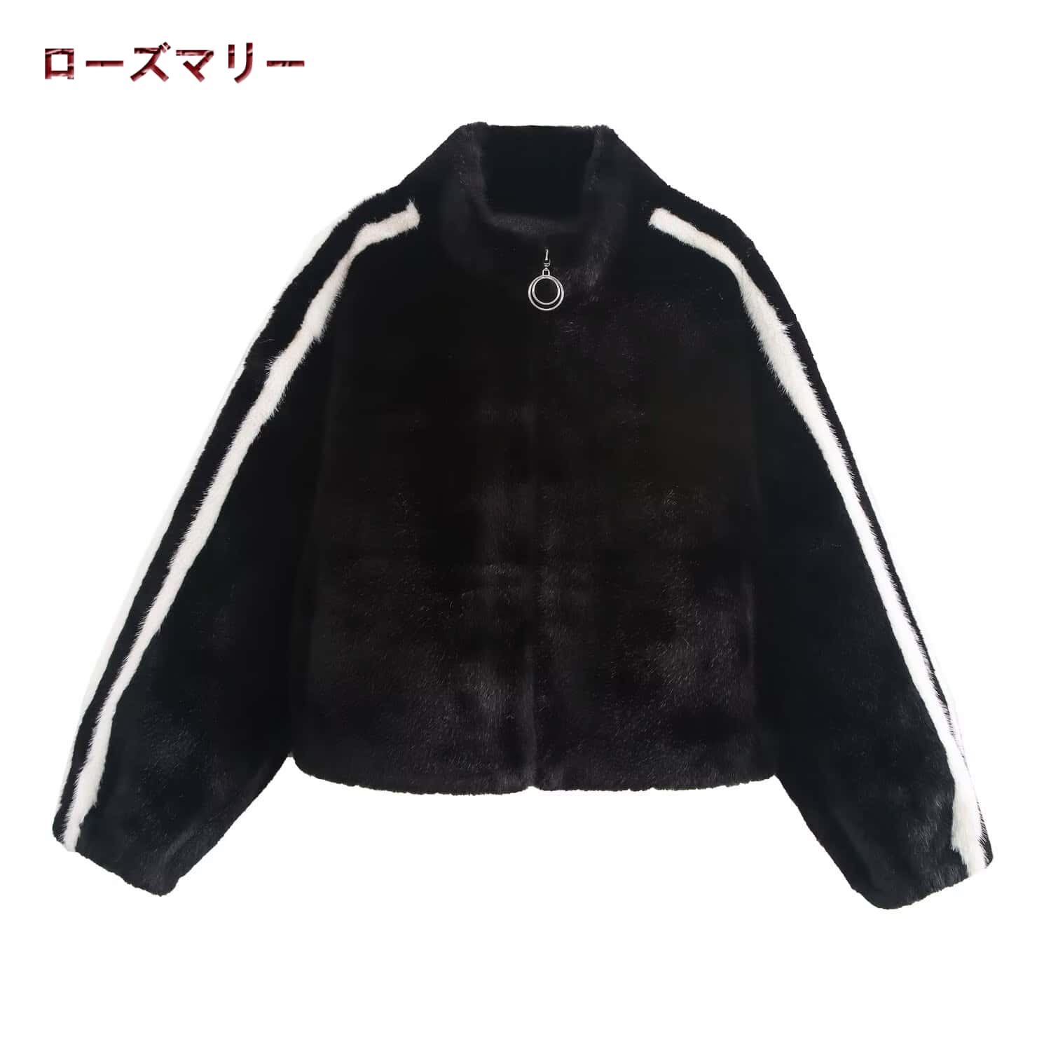 欧米風2024.10.11 秋冬 新作 シンプルなストライプの詰襟の毛皮の一体 のコート フェックファー 2410042 欧米風2024.10.11 秋冬 新作 シンプルなストライプの詰襟の毛皮の一体 のコート フェックファー 2410042