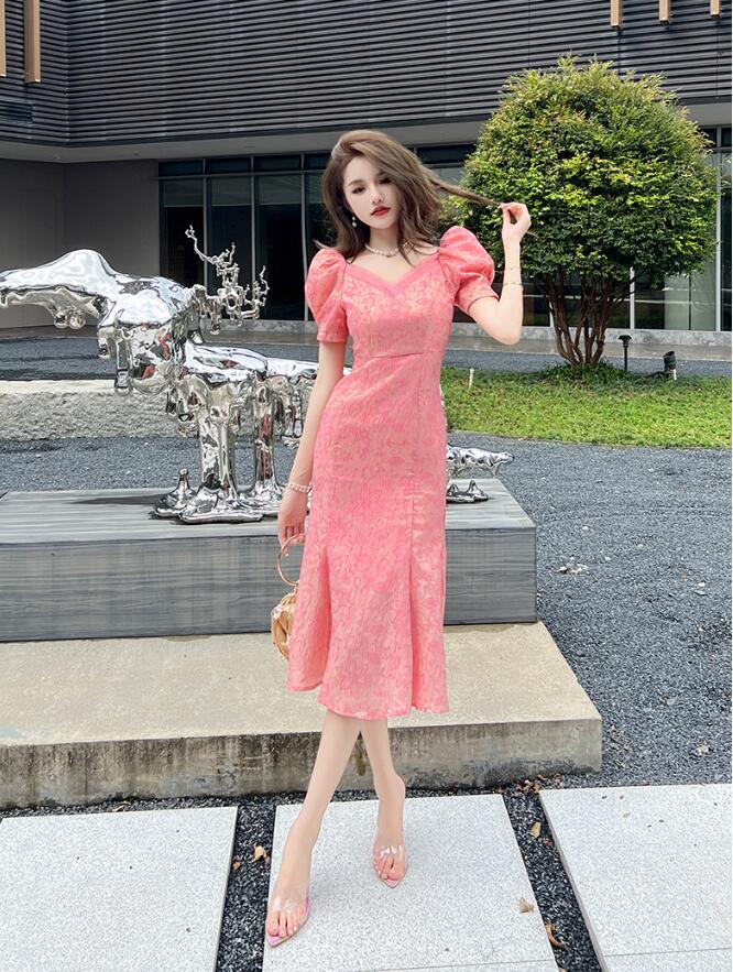 タイトワンピース ピンク Vネック マーメイドワンピース ドレス 無地 韓国風ワンピース パーティードレス ロング丈 きれいめ おしゃれ セクシー 結婚式 二次会 お呼ばれ 謝恩会 お嬢様 お出かけ タイトワンピース ピンク Vネック マーメイドワンピース ドレス 無地 韓国風ワンピース パーティードレス ロング丈 きれいめ おしゃれ セクシー 結婚式 二次会 お呼ばれ 謝恩会 お嬢様 お出かけ