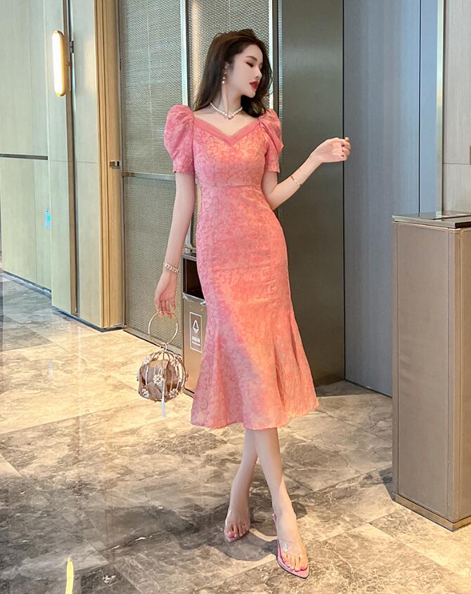 タイトワンピース ピンク Vネック マーメイドワンピース ドレス 無地 韓国風ワンピース パーティードレス ロング丈 きれいめ おしゃれ セクシー 結婚式 二次会 お呼ばれ 謝恩会 お嬢様 お出かけ タイトワンピース ピンク Vネック マーメイドワンピース ドレス 無地 韓国風ワンピース パーティードレス ロング丈 きれいめ おしゃれ セクシー 結婚式 二次会 お呼ばれ 謝恩会 お嬢様 お出かけ