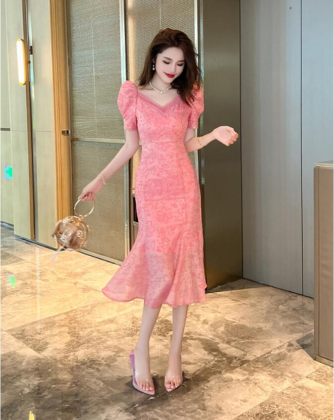 タイトワンピース ピンク Vネック マーメイドワンピース ドレス 無地 韓国風ワンピース パーティードレス ロング丈 きれいめ おしゃれ セクシー 結婚式 二次会 お呼ばれ 謝恩会 お嬢様 お出かけ タイトワンピース ピンク Vネック マーメイドワンピース ドレス 無地 韓国風ワンピース パーティードレス ロング丈 きれいめ おしゃれ セクシー 結婚式 二次会 お呼ばれ 謝恩会 お嬢様 お出かけ