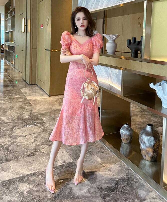 タイトワンピース ピンク Vネック マーメイドワンピース ドレス 無地 韓国風ワンピース パーティードレス ロング丈 きれいめ おしゃれ セクシー 結婚式 二次会 お呼ばれ 謝恩会 お嬢様 お出かけ タイトワンピース ピンク Vネック マーメイドワンピース ドレス 無地 韓国風ワンピース パーティードレス ロング丈 きれいめ おしゃれ セクシー 結婚式 二次会 お呼ばれ 謝恩会 お嬢様 お出かけ