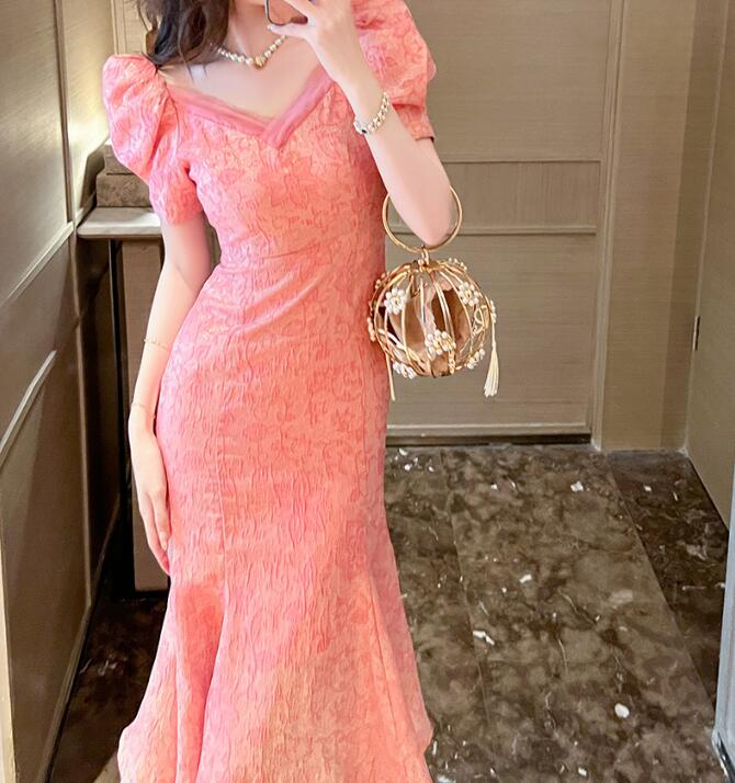 タイトワンピース ピンク Vネック マーメイドワンピース ドレス 無地 韓国風ワンピース パーティードレス ロング丈 きれいめ おしゃれ セクシー 結婚式 二次会 お呼ばれ 謝恩会 お嬢様 お出かけ タイトワンピース ピンク Vネック マーメイドワンピース ドレス 無地 韓国風ワンピース パーティードレス ロング丈 きれいめ おしゃれ セクシー 結婚式 二次会 お呼ばれ 謝恩会 お嬢様 お出かけ