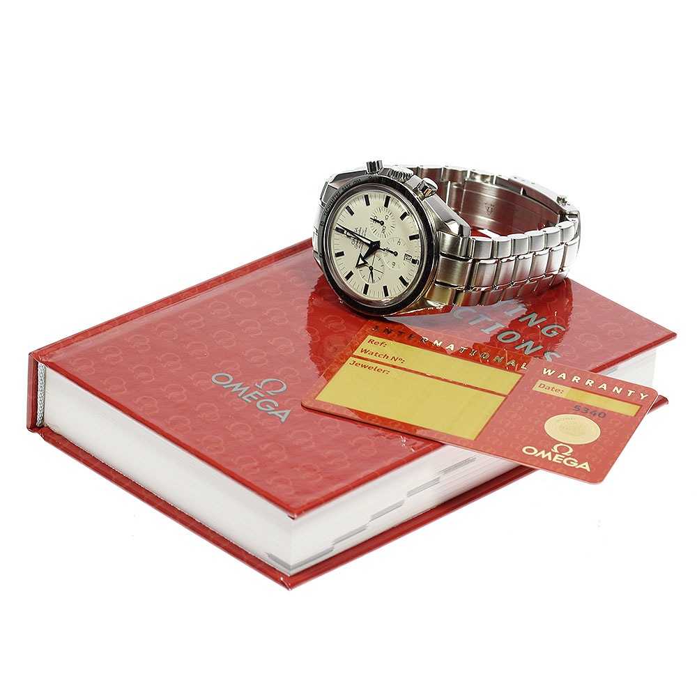 オメガ OMEGA 3551.20 スピードマスター ブロードアロー クロノグラフ 自動巻き メンズ 良品 保証書付き_813562【中古】