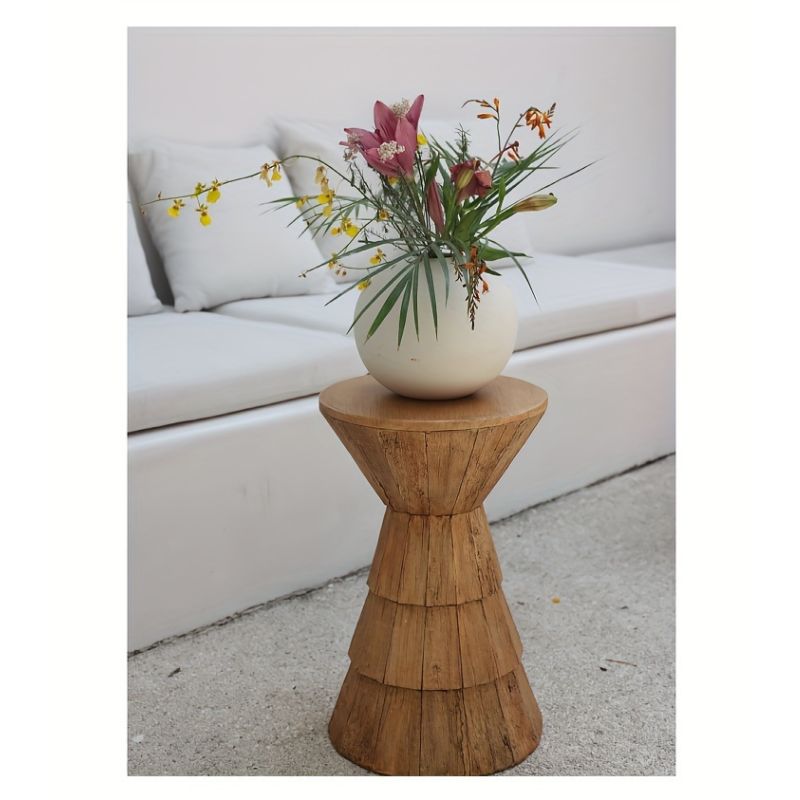 サイドテーブル ナチュラル 机 モダン ベッドサイドテーブル ソファテーブル 天然素材調 シンプル おしゃれ リビングルーム 寝室