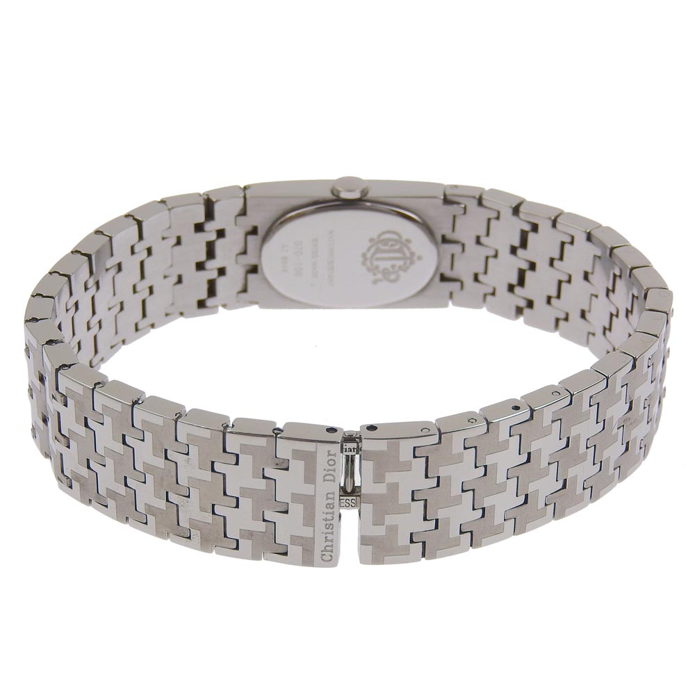 ミスディオール D70-100 腕時計 ステンレススチール シルバー クオーツ アナログ表示 レディース 黒文字盤 中古品 ミスディオール D70-100 腕時計 ステンレススチール シルバー クオーツ アナログ表示 レディース 黒文字盤 中古品