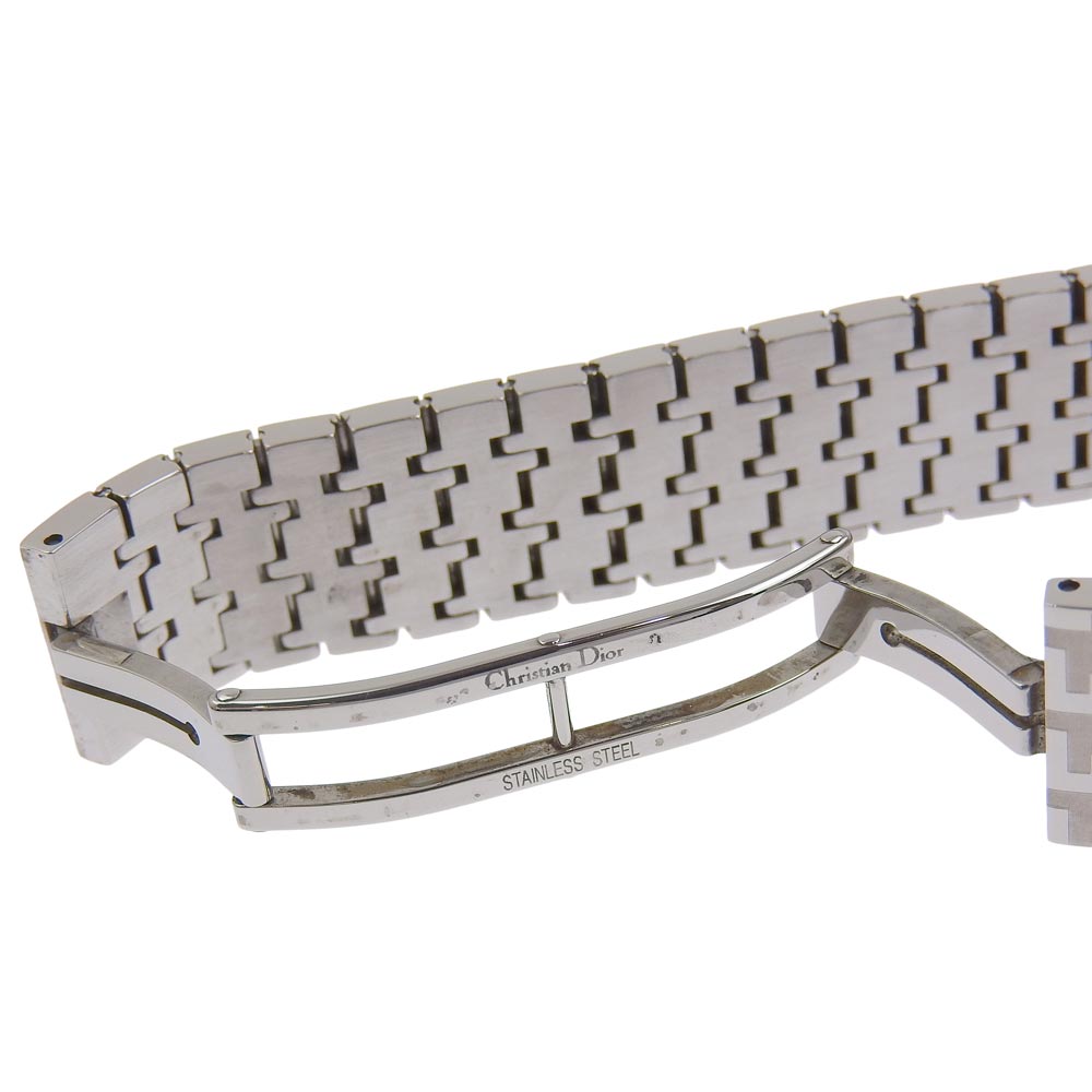 ミスディオール D70-100 腕時計 ステンレススチール シルバー クオーツ アナログ表示 レディース 黒文字盤 中古品 ミスディオール D70-100 腕時計 ステンレススチール シルバー クオーツ アナログ表示 レディース 黒文字盤 中古品