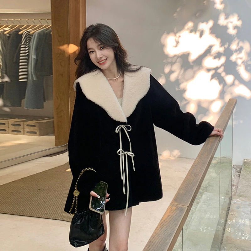 最高級毛皮】 ブルーフォックス ファーコート セミロングコート