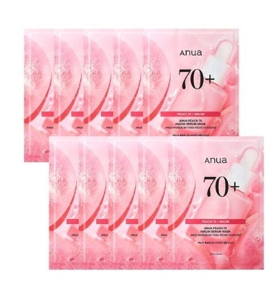 桃70 ナイアシン アミド セラム マスク 20枚 / 韓国コスメ/おすすめ/大容量/個包装/シカ/ビタミンc/ダーマ/日焼け/クレイ/グルタチオン/高保湿/ブライトニング/ヒアルロン酸