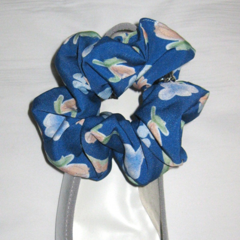 SINOON パターンスクランチ (ネイビー)