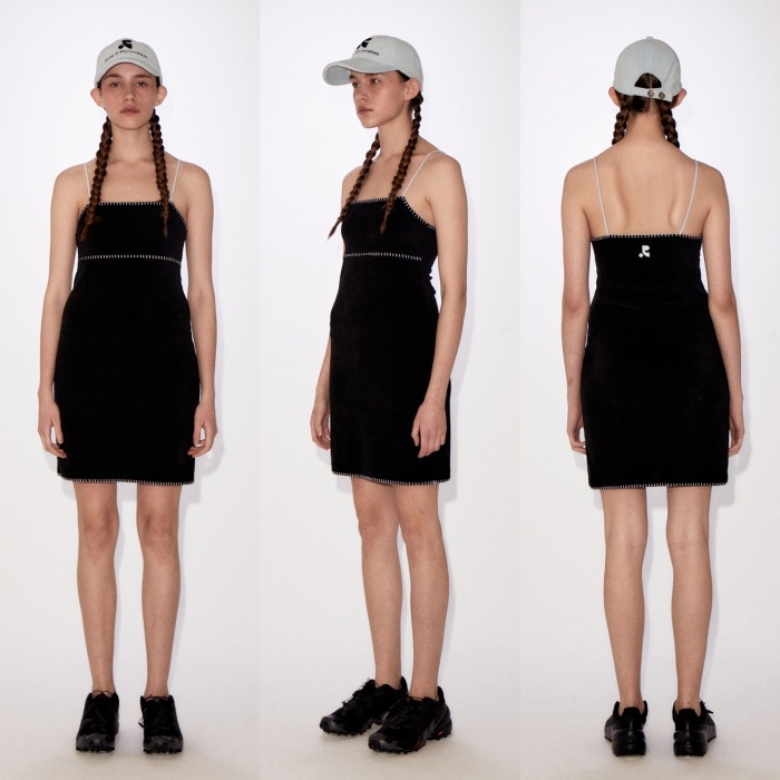 REST & RECREATION】 RR STITCH TERRY MINI DRESS : 2COLORS REST & RECREATION】 RR STITCH TERRY MINI DRESS : 2COLORS