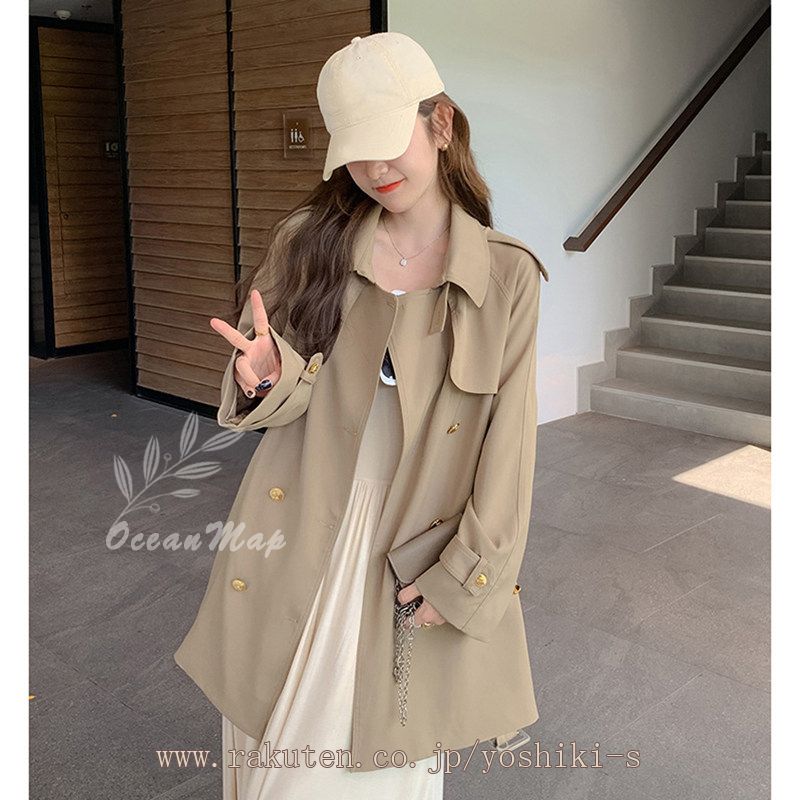 カジュアルコート 春 秋 アウター トレンチコート レディース スプリングコート 春コート ロングコート 春 秋 アウター ベスト付き 通勤 コート 羽織 オフィス 大きいサイズ おしゃれ テーラード