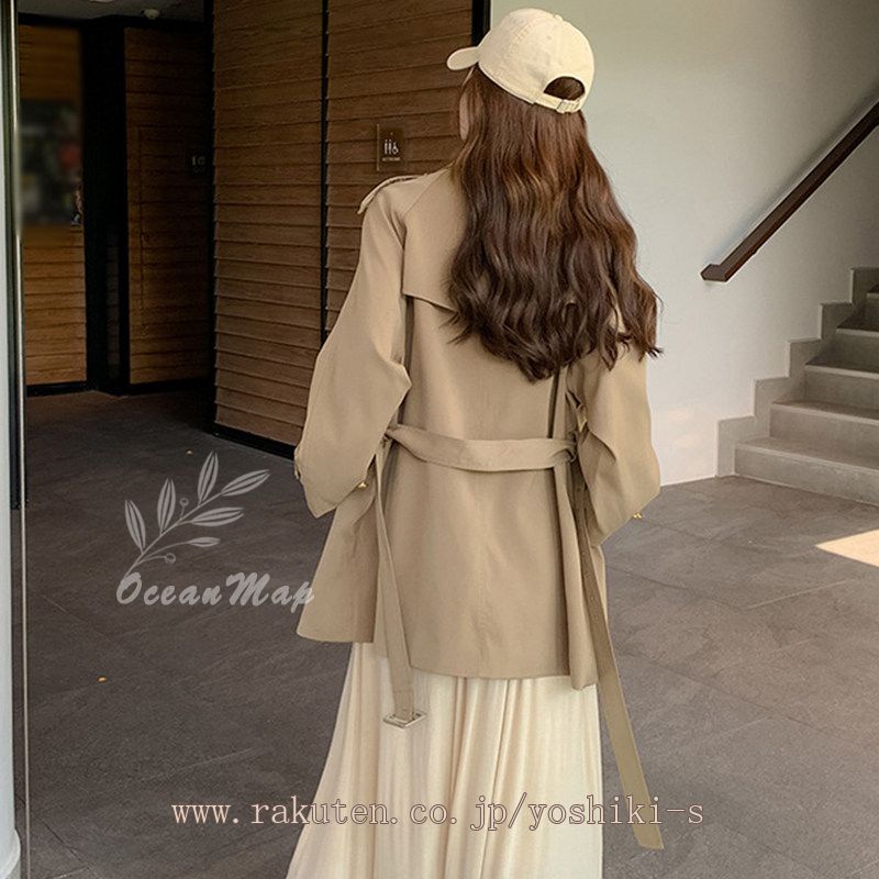 カジュアルコート 春 秋 アウター トレンチコート レディース スプリングコート 春コート ロングコート 春 秋 アウター ベスト付き 通勤 コート 羽織 オフィス 大きいサイズ おしゃれ テーラード
