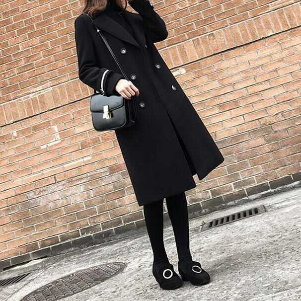 レディース ジャケット 上着 羽織り コート アウター チェスターコート ライン ミドル丈 Vネック 映え 高見え 可愛い かわいい 韓国 かっこいい カジュアル 大人 上品 シンプル クラシック l