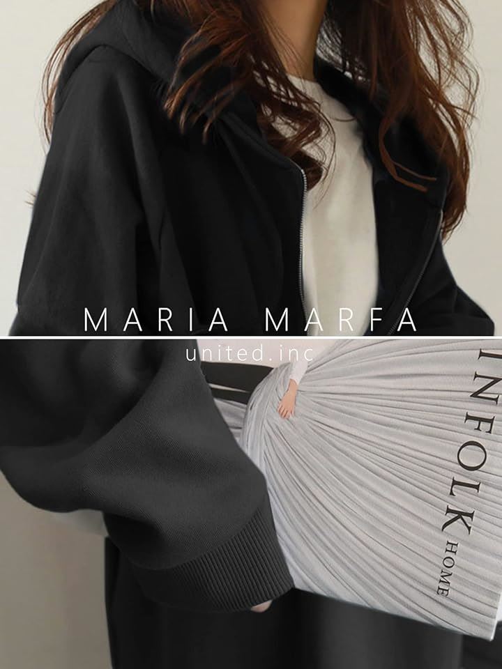 マリアマーファ あったか 裏起毛 フード付き ロングパーカー スリット入り もこもこ コート 秋 冬 トレーニングウェア 大きい サイズ 大きめ ビックシルエット(ブラック, XL) マリアマーファ あったか 裏起毛 フード付き ロングパーカー スリット入り もこもこ コート 秋 冬 トレーニングウェア 大きい サイズ 大きめ ビックシルエット(ブラック, XL)