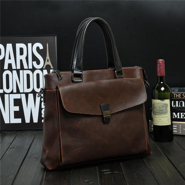 【即納】ビジネスバッグ バッグ メンズ トートバッグ パソコンバッグ パソコンバッグ 本革 レザー 簡易防水 多機能 就活 社会人 仕事 大容量 パソコン 秋 春 出張