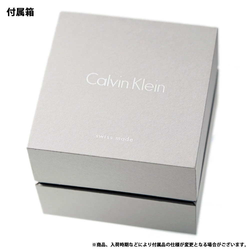 カルバンクライン 腕時計 マーキー 43MM ブラック ステンレスメッシュベルト 日付 曜日 カレンダー Calvin Klein 25200213