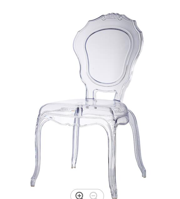 クリスタル透明アクリルクリアプリンセスウェディングチェア クリスタル透明アクリルクリアプリンセスウェディングチェア