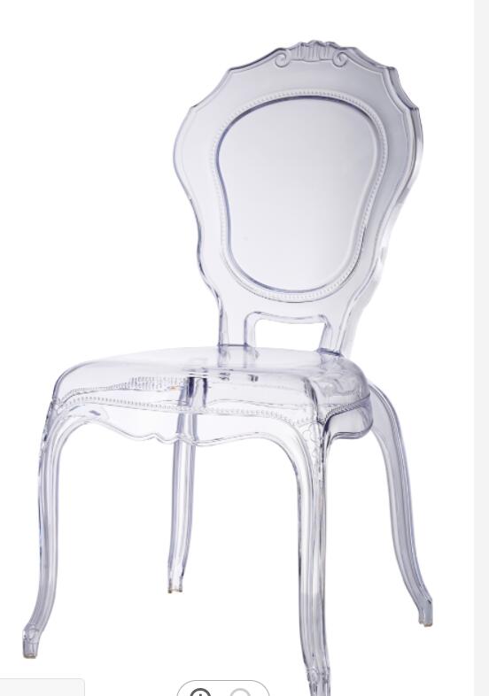 クリスタル透明アクリルクリアプリンセスウェディングチェア クリスタル透明アクリルクリアプリンセスウェディングチェア