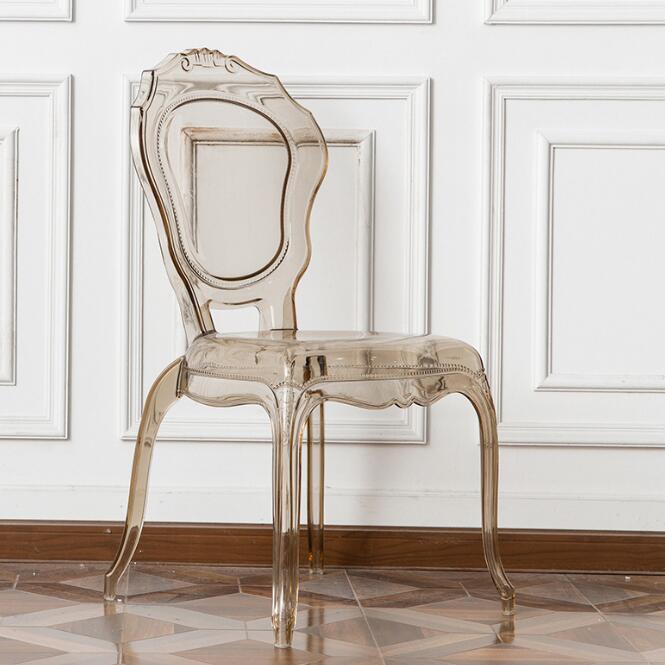 クリスタル透明アクリルクリアプリンセスウェディングチェア クリスタル透明アクリルクリアプリンセスウェディングチェア