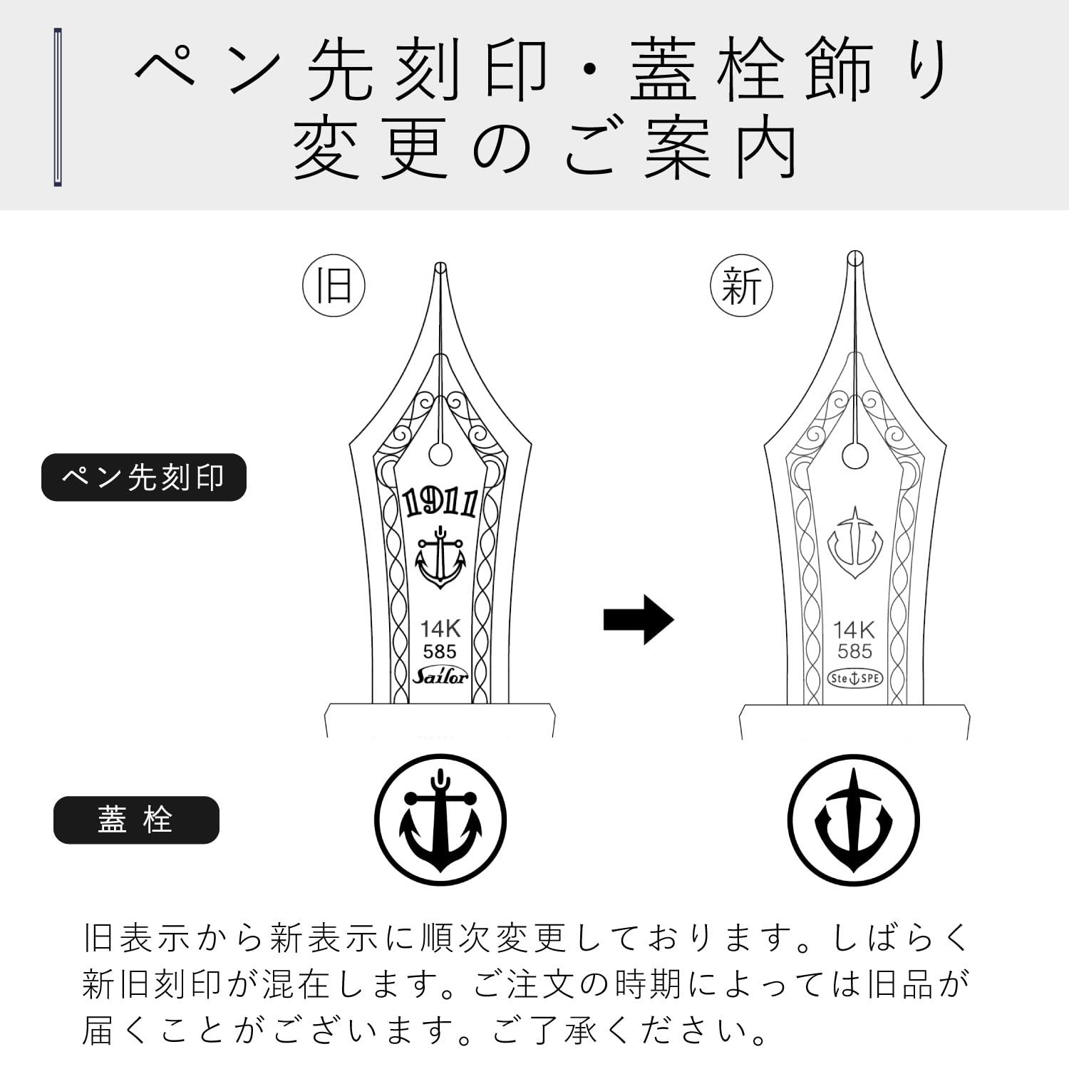 セーラー万年筆 万年筆 プロフェッショナルギア スリム 金 ブラック 細字 11-1221-220