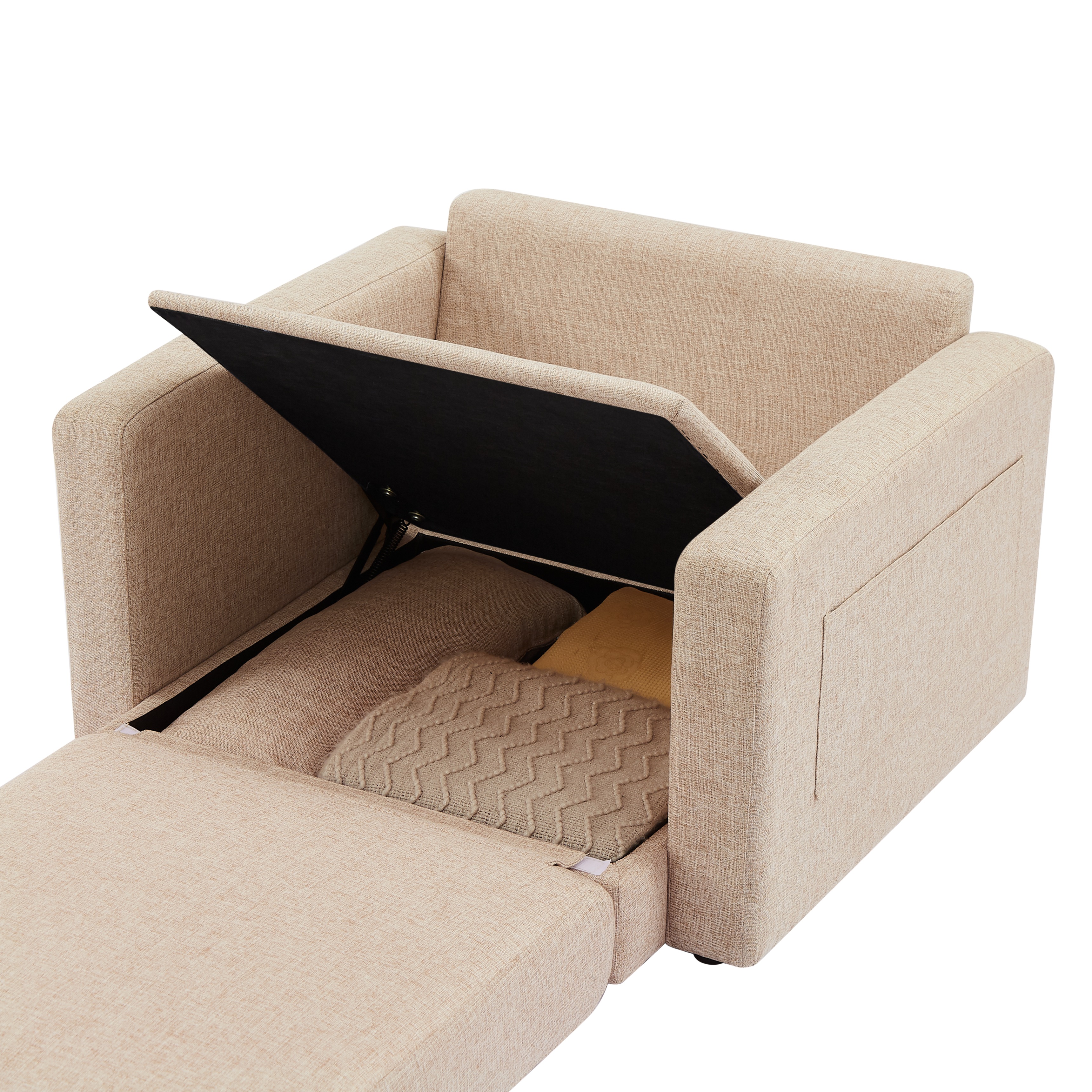 401ソファーベッド 折りたたみベッド ローソファー シングルソファー