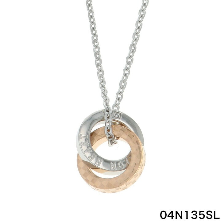 ダブルリングネックレス メンズ ビジネス ペアアク