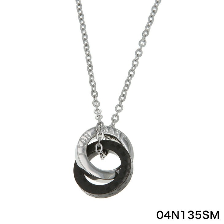 ダブルリングネックレス メンズ ビジネス ペアアク